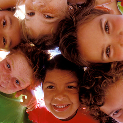 Happy Kids Huddle