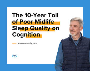 The 10-Year Toll of Poor Midlife Sleep Quality on Cognition