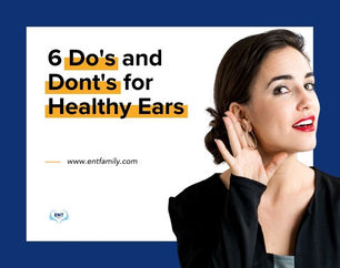 6 Do's and Dont's for Healthy Ears: How to Care for Your Ears