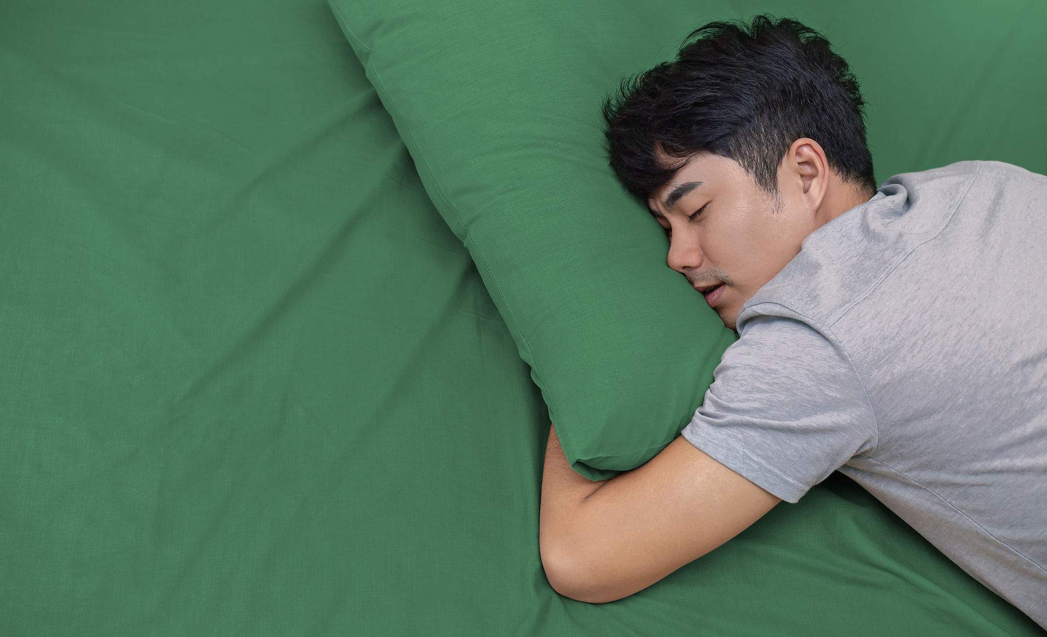 man sleeping